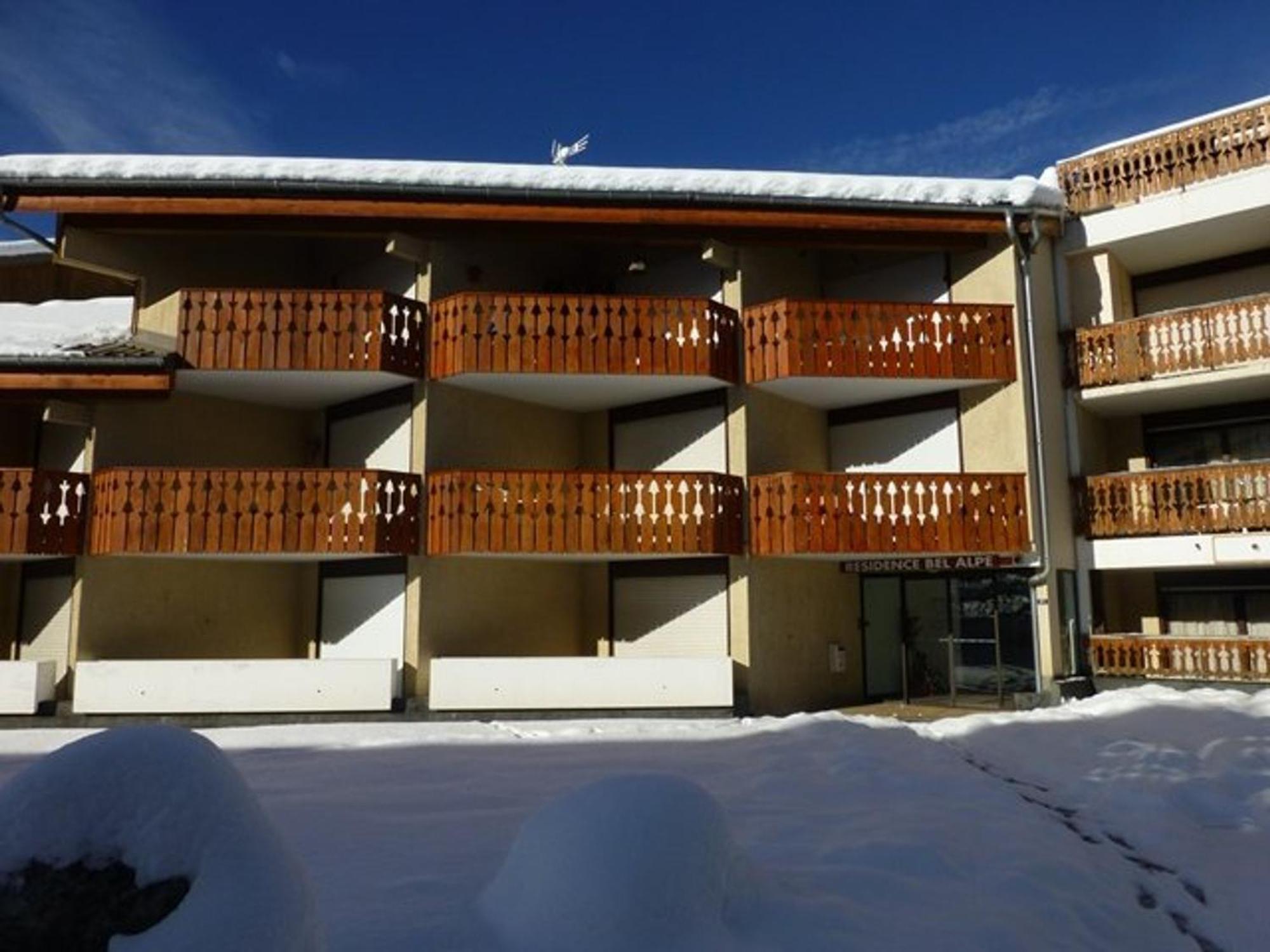 Charmant 2 Pieces Avec Mezzanine, Balcon, Et Acces Direct Aux Pistes - Vieil Alpe - Fr-1-405-80 Lägenhet Alpe d'Huez Exteriör bild